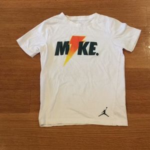 Nike - White Boys T-Shirt - Size 8 - 10
